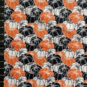 Pumpkin Patch Halloween Fall 100% Cotton Quilting Fabric BTHY